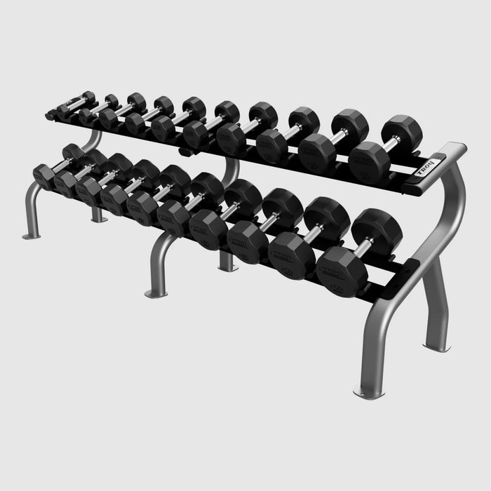 Troy 10 Pair Dumbbell Saddle Rack - Accessories - Troy VTX