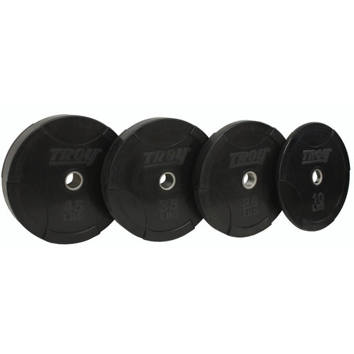 Troy Olympic Solid Rubber Bumper Plates (BO - SBP) - Free Weights - Troy VTX
