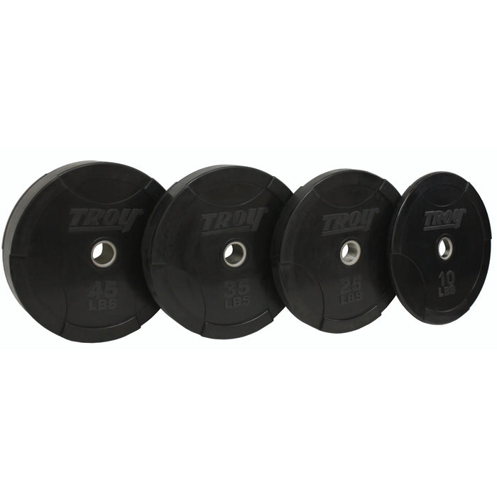Troy Olympic Solid Rubber Bumper Plates (BO - SBP) - Free Weights - Troy VTX