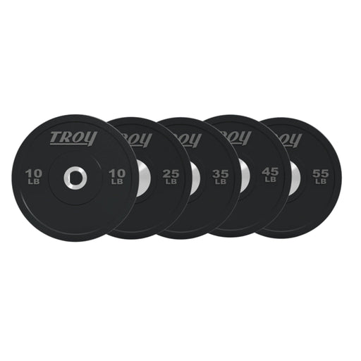 Troy Performance Black Rubber Bumper Plates (BPO - SBP) - Free Weights - Troy VTX