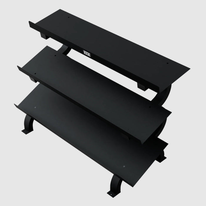 TROY VTX 3 - Tier Dumbbell Shelf Rack (GTDR - 3) - Accessories - Troy VTX