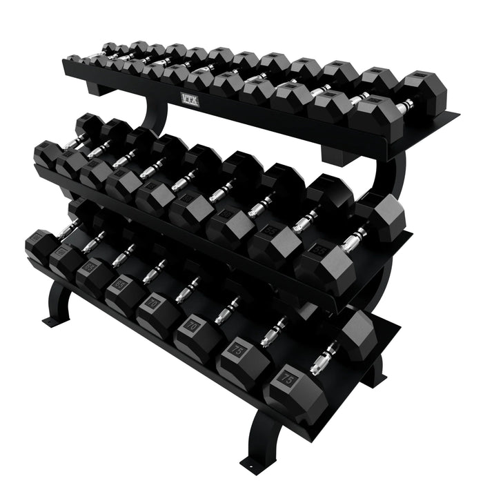 TROY VTX 3 - Tier Dumbbell Shelf Rack (GTDR - 3) - Accessories - Troy VTX