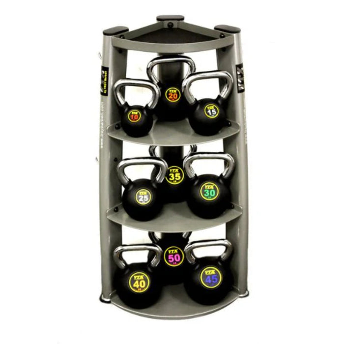 Troy VTX Club Kettlebell Set & Rack - Free Weights - Troy VTX