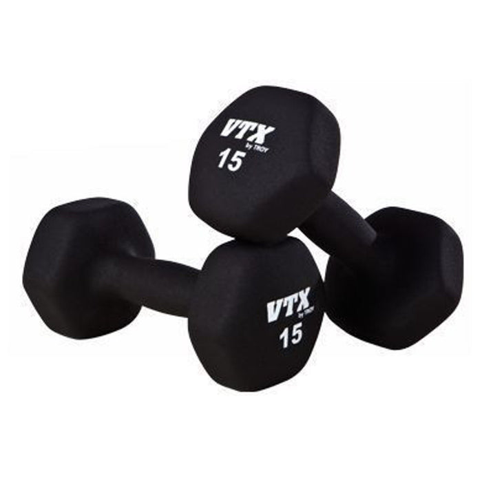 Troy VTX Neoprene Dumbbell Set With Rack (MDR - NPAC) - Free Weights - Troy VTX