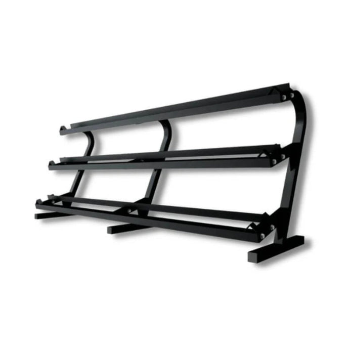 Troy VTX Rubber Dumbbells with Rail Rack (5 - 100 lbs) - Free Weights - Troy VTX