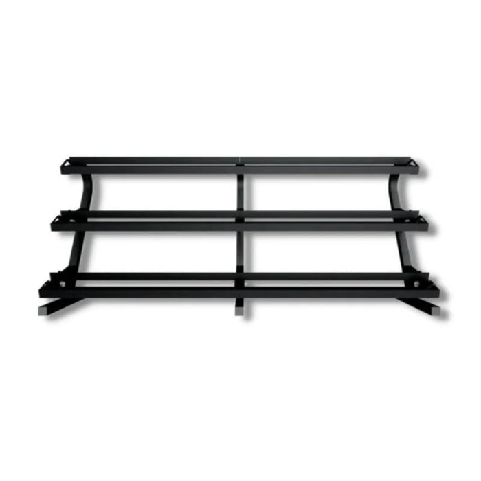 Troy VTX Rubber Dumbbells with Rail Rack (5 - 100 lbs) - Free Weights - Troy VTX