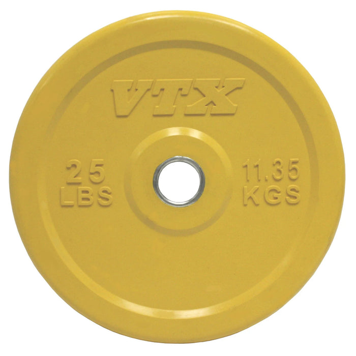 troy VTX Solid Color Bumper Plate Set with Bar (OSS - 275SBP) - Free Weights - Troy VTX
