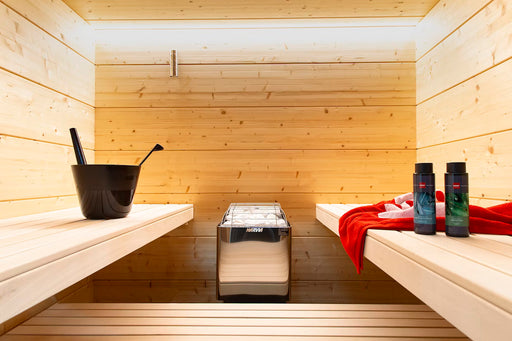 Harvia KIP Series 4.5kW Stainless Steel Sauna Heater at 240V 1PH with Built-In Time and Temperature Controls -Sauna Heaters
