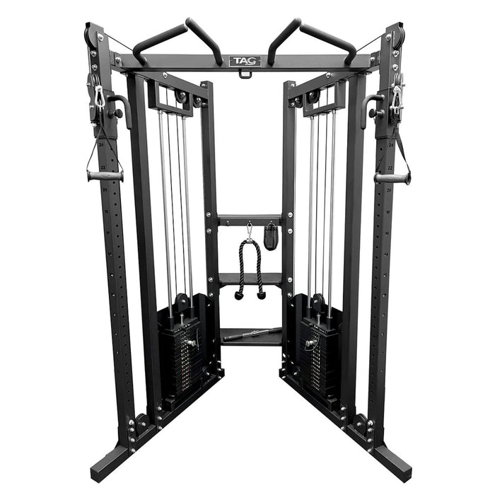 TAG Functional Trainer 2x160 lb stacks Black Frame