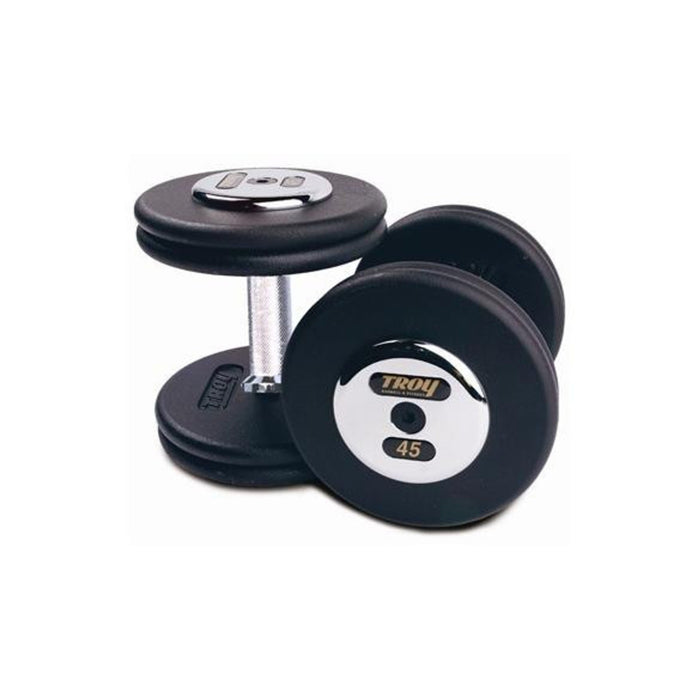 Troy Pro-Style Black Cast Iron Dumbbells (Sets)