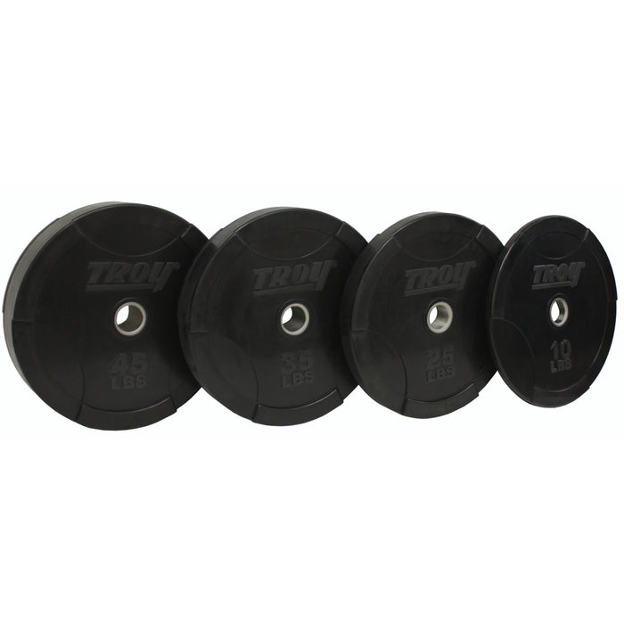 Troy Olympic Solid Rubber Bumper Plates