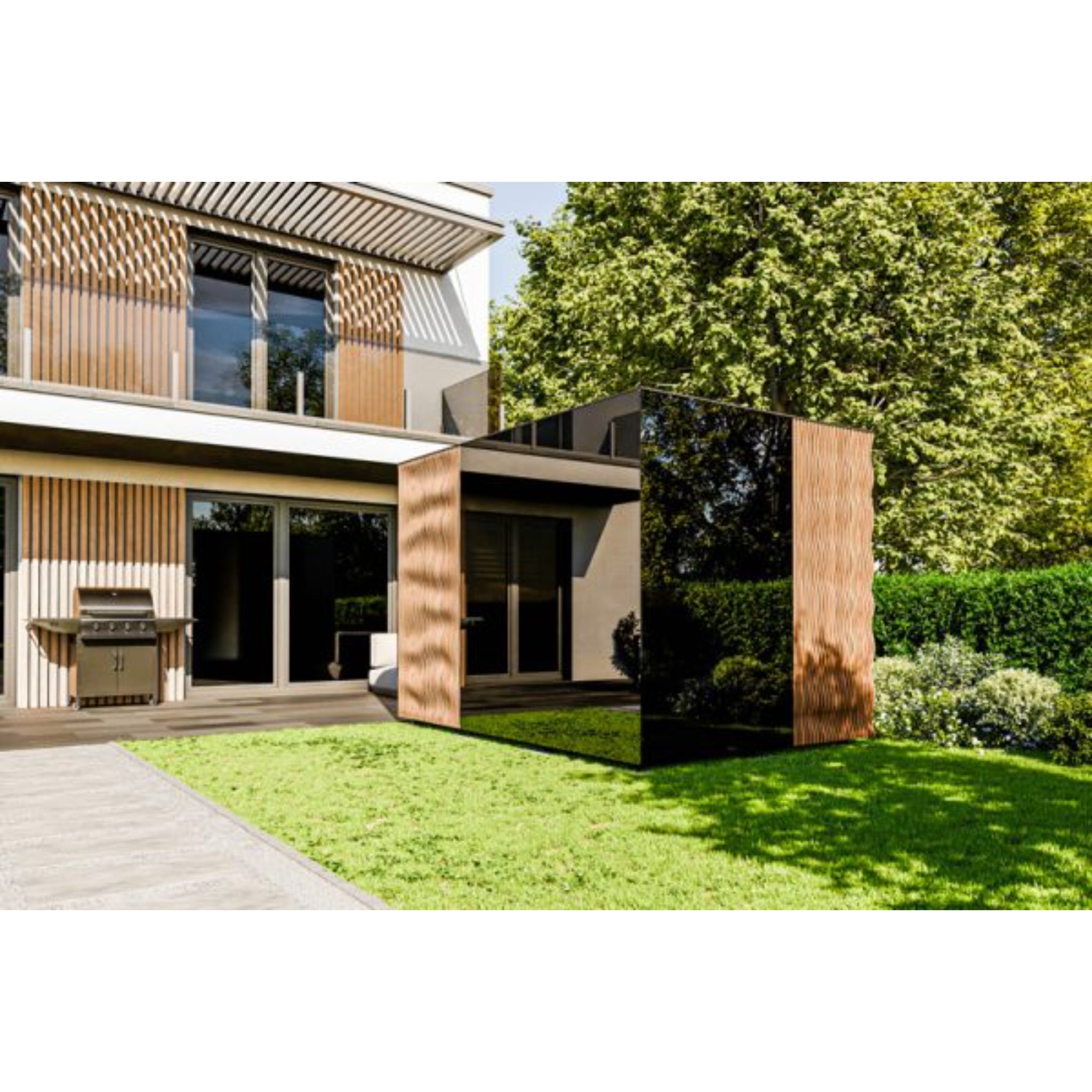 ThermaSol Ombra - Lapacho Wood, 4 - 6 Person, Outdoor Sauna - Saunas - ThermaSol