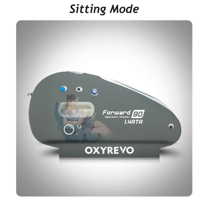 OxyRevo Forward90 1.4 to 1.5 ATA Portable Sitting Hyperbaric Chamber