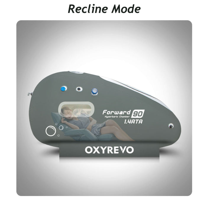 OxyRevo Forward90 1.4 to 1.5 ATA Portable Sitting Hyperbaric Chamber