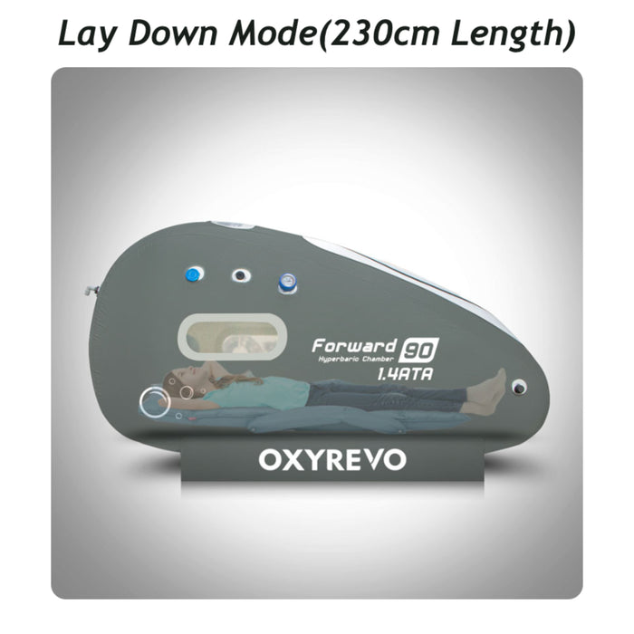 OxyRevo Forward90 1.4 to 1.5 ATA Portable Sitting Hyperbaric Chamber