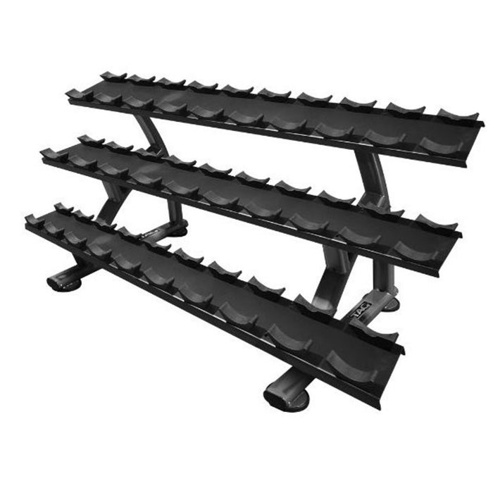 TAG Fitness 3-Tier Saddle Dumbbell Rack