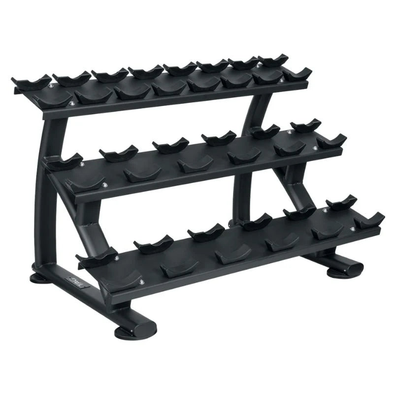 TAG Fitness 8-Sided Urethane Dumbbell Sets & Rack/s