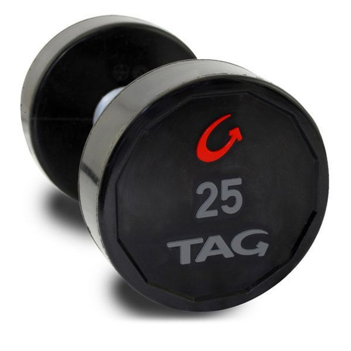 TAG Fitness (5-50 lbs) Ultrathane® Dumbbells & Rack