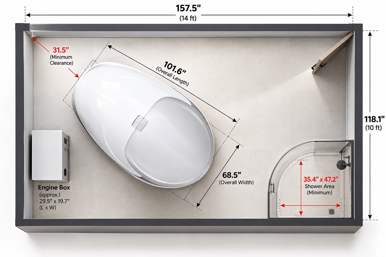 Dreampod Vmax Float Pod-Float Tanks-Dreampod