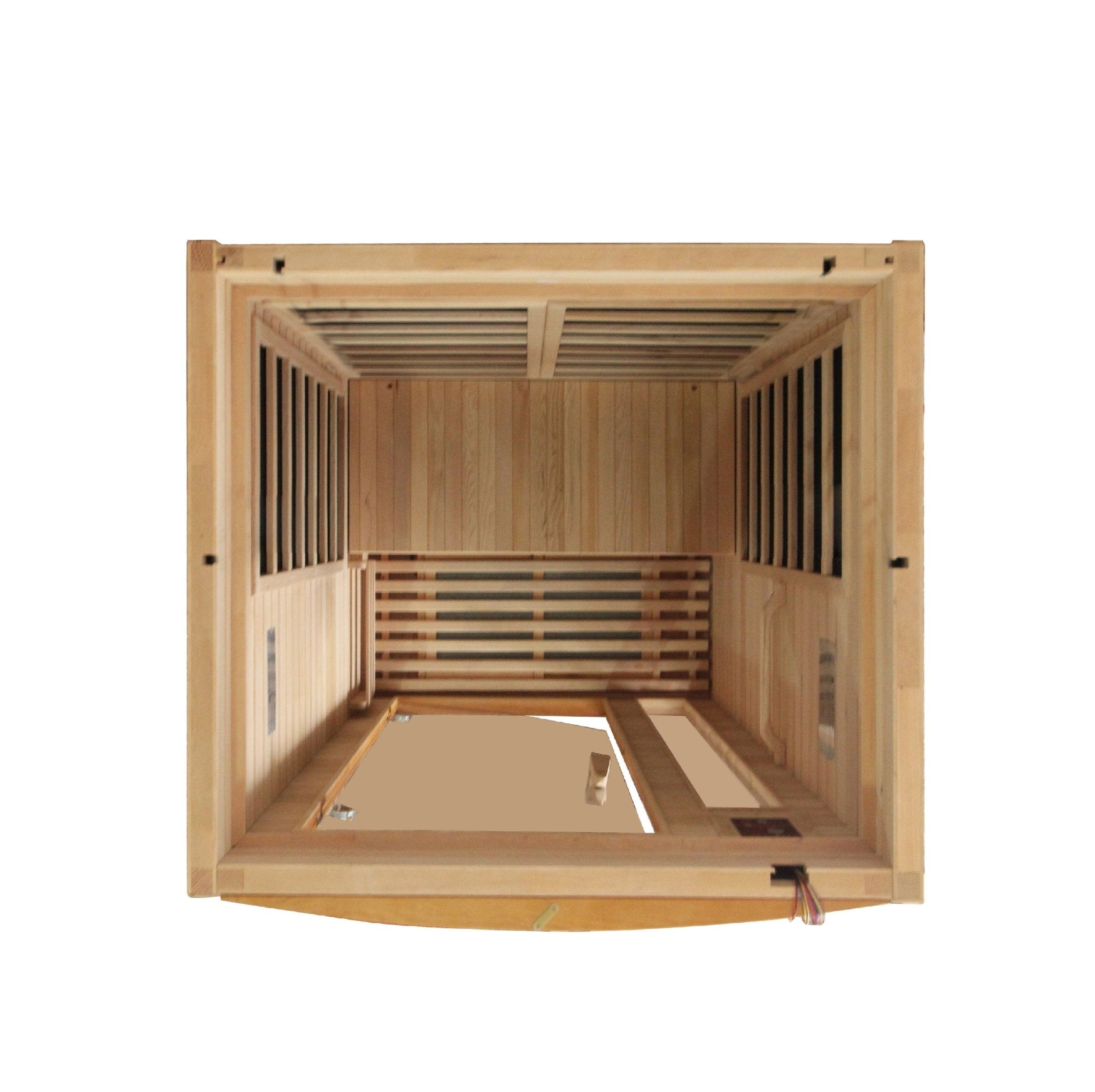 Dynamic Barcelona 1 - 2 - person Low EMF FAR Infrared Sauna - Canadian Hemlock (DYN - 6106 - 01) - Infrared Saunas - Dynamic