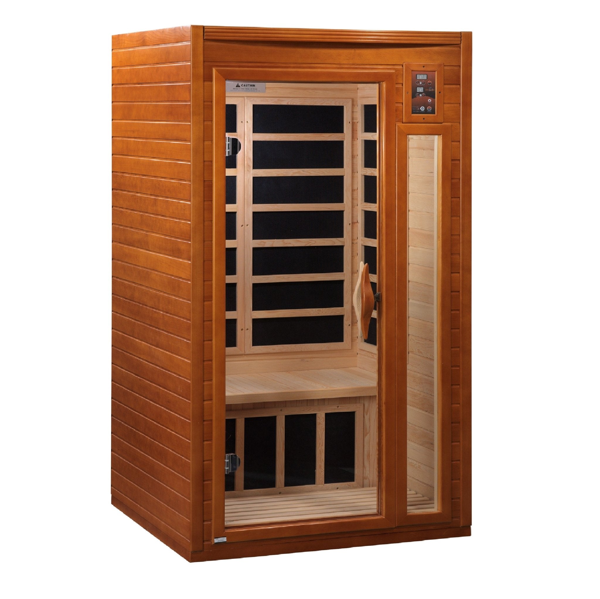 Dynamic Barcelona 1 - 2 - person Low EMF FAR Infrared Sauna - Canadian Hemlock (DYN - 6106 - 01) - Infrared Saunas - Dynamic