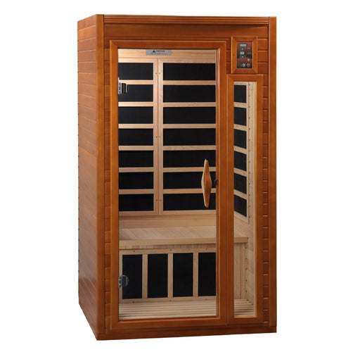 Dynamic Barcelona 1 - 2 - person Low EMF FAR Infrared Sauna - Canadian Hemlock (DYN - 6106 - 01) - Infrared Saunas - Dynamic