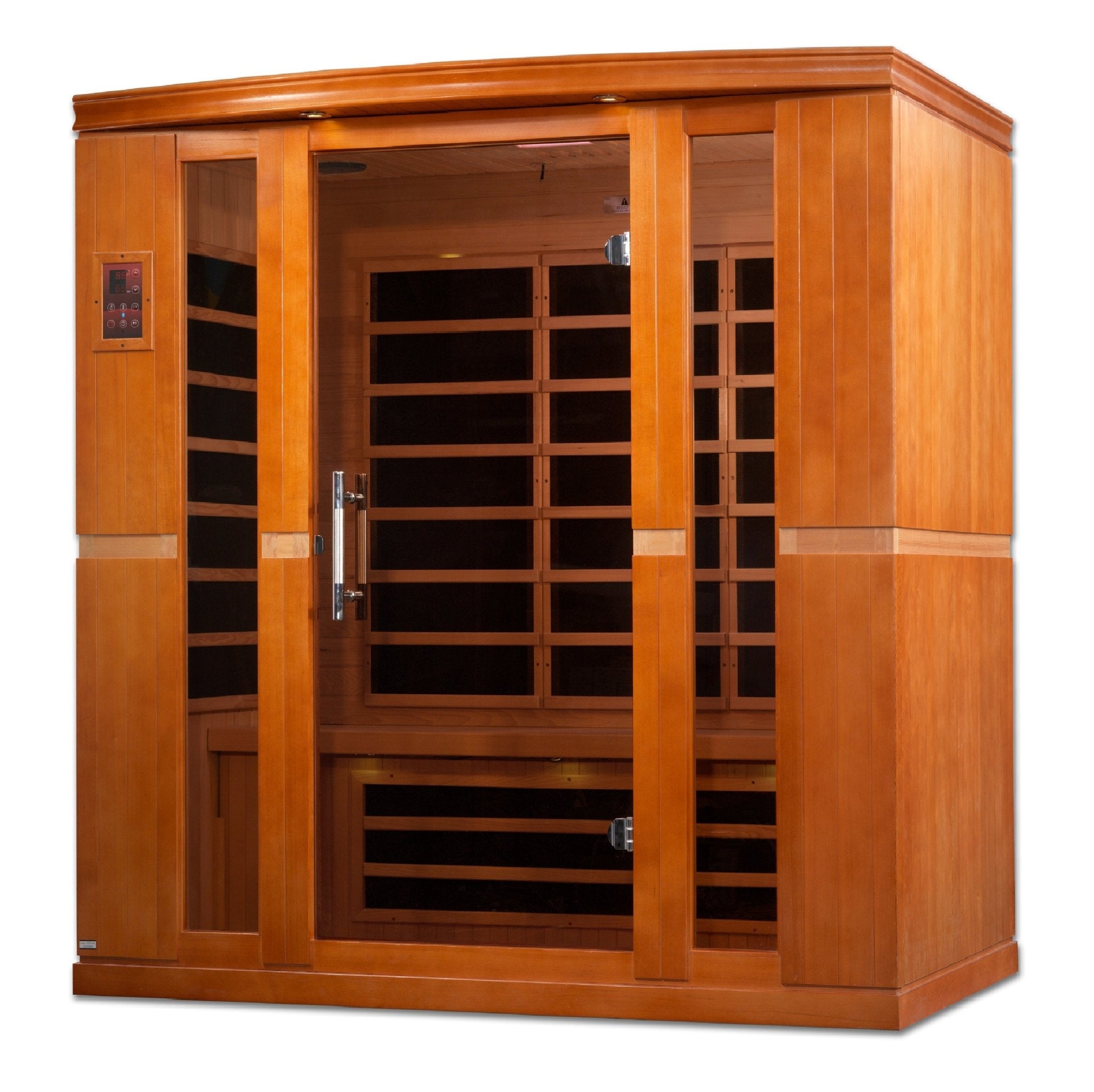 Dynamic Bergamo 4 - person Low EMF FAR Infrared Sauna - Canadian Hemlock (DYN - 6440 - 01) - Infrared Saunas - Dynamic