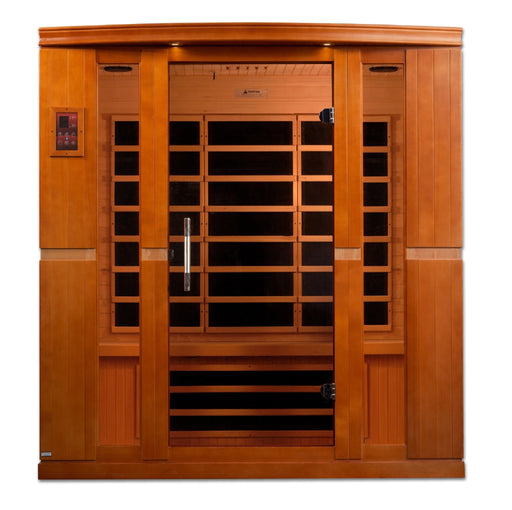 Dynamic Bergamo 4 - person Low EMF FAR Infrared Sauna - Canadian Hemlock (DYN - 6440 - 01) - Infrared Saunas - Dynamic