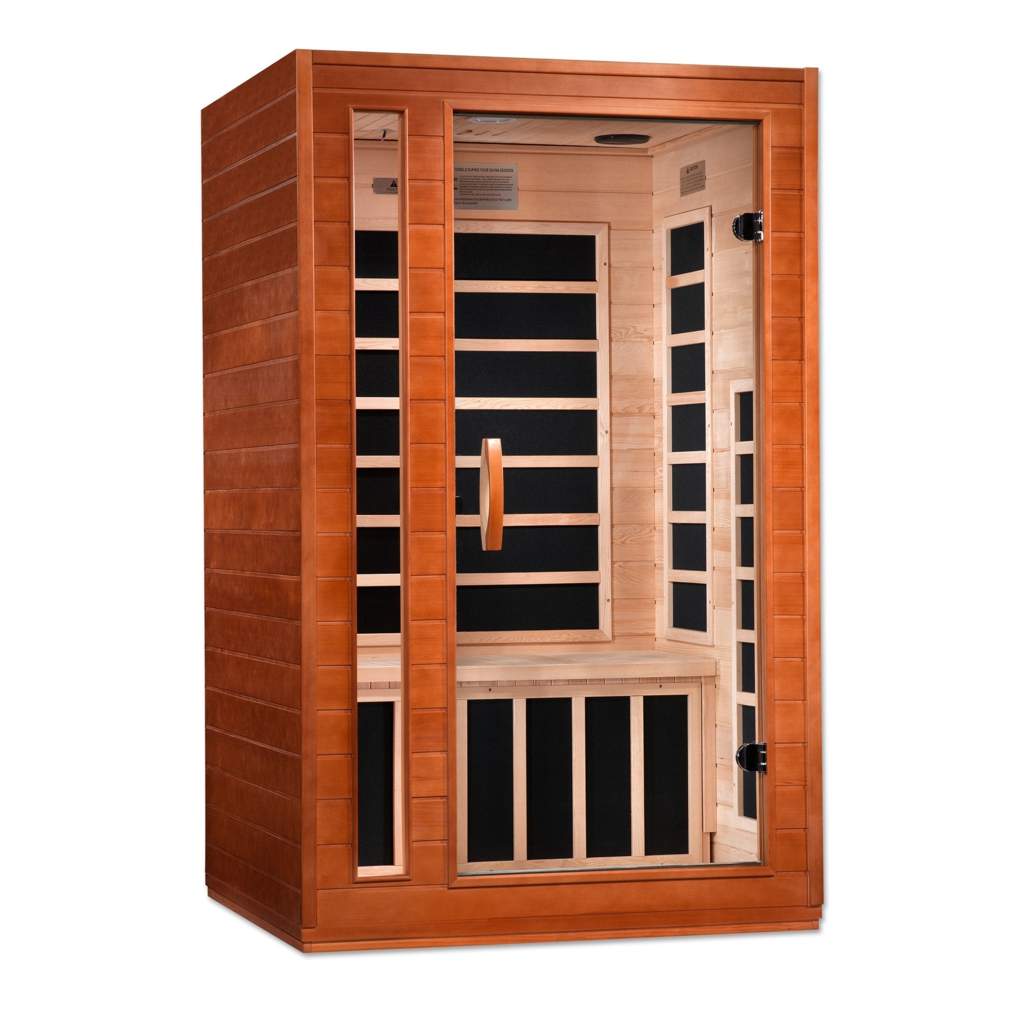 Dynamic Cordoba Elite 2 - person Ultra Low EMF FAR Infrared Sauna - Canadian Hemlock (DYN - 6203 - 01 Elite) - Infrared Saunas - Dynamic