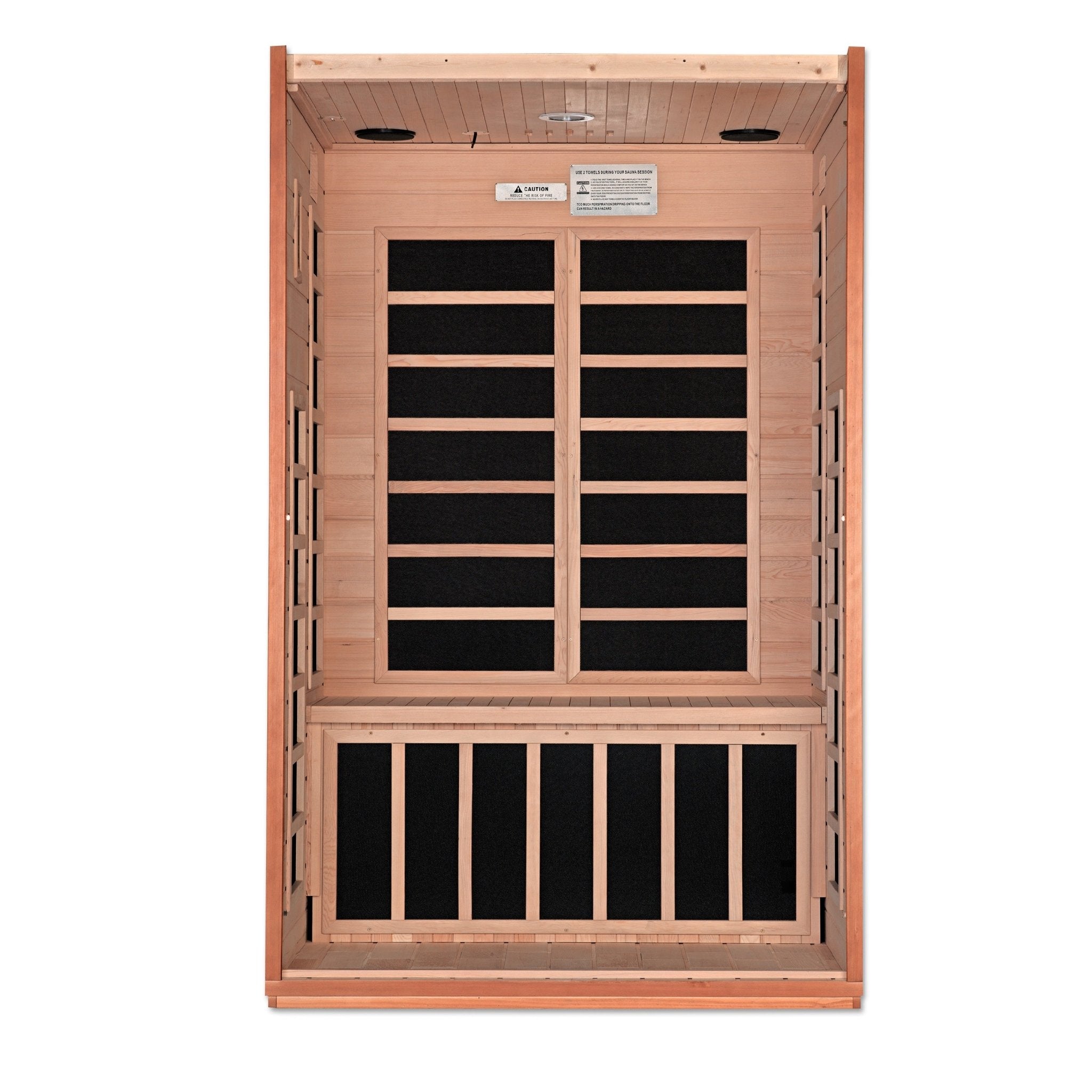 Dynamic Cordoba Elite 2 - person Ultra Low EMF FAR Infrared Sauna - Canadian Hemlock (DYN - 6203 - 01 Elite) - Infrared Saunas - Dynamic