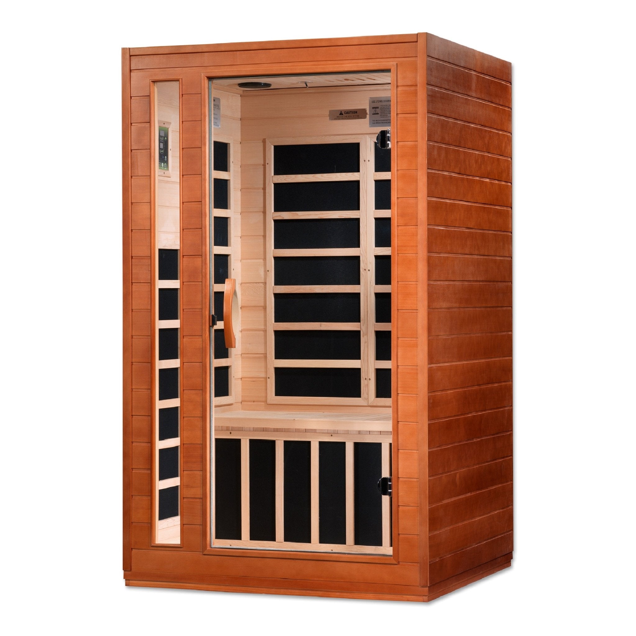 Dynamic Cordoba Elite 2 - person Ultra Low EMF FAR Infrared Sauna - Canadian Hemlock (DYN - 6203 - 01 Elite) - Infrared Saunas - Dynamic
