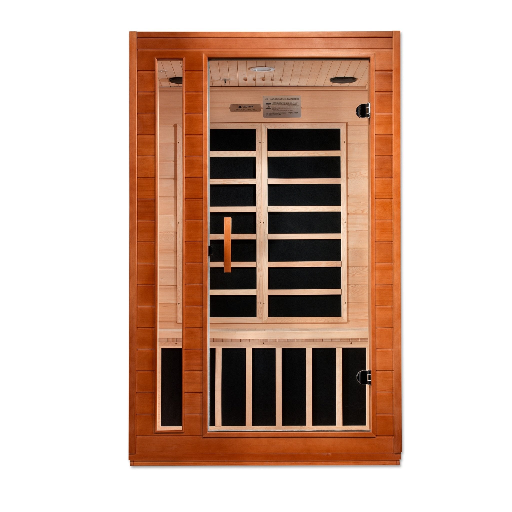 Dynamic Cordoba Elite 2 - person Ultra Low EMF FAR Infrared Sauna - Canadian Hemlock (DYN - 6203 - 01 Elite) - Infrared Saunas - Dynamic
