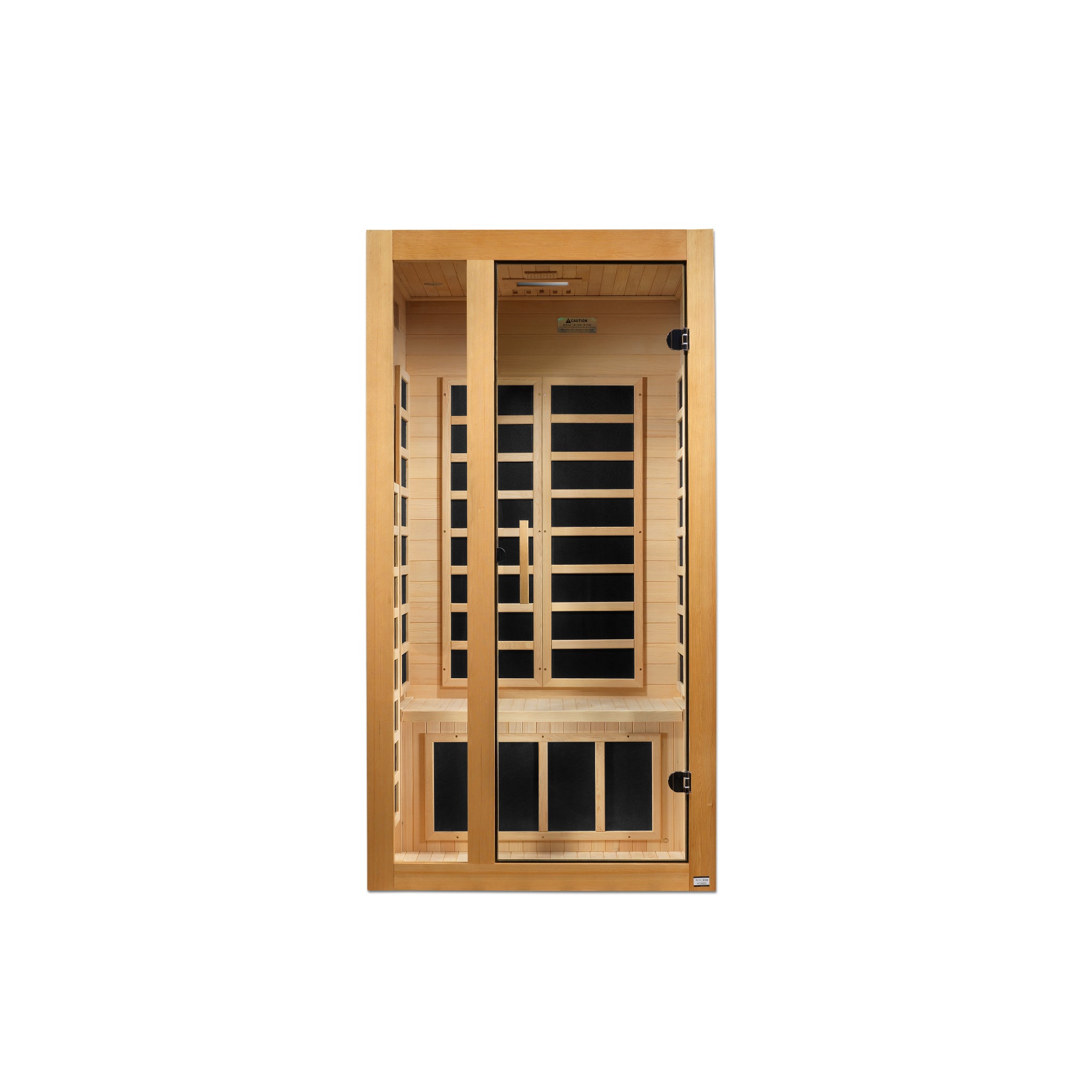Dynamic Gracia 1 - 2 - person Low EMF FAR Infrared Sauna - Canadian Hemlock (DYN - 6119 - 01) - Infrared Saunas - Dynamic