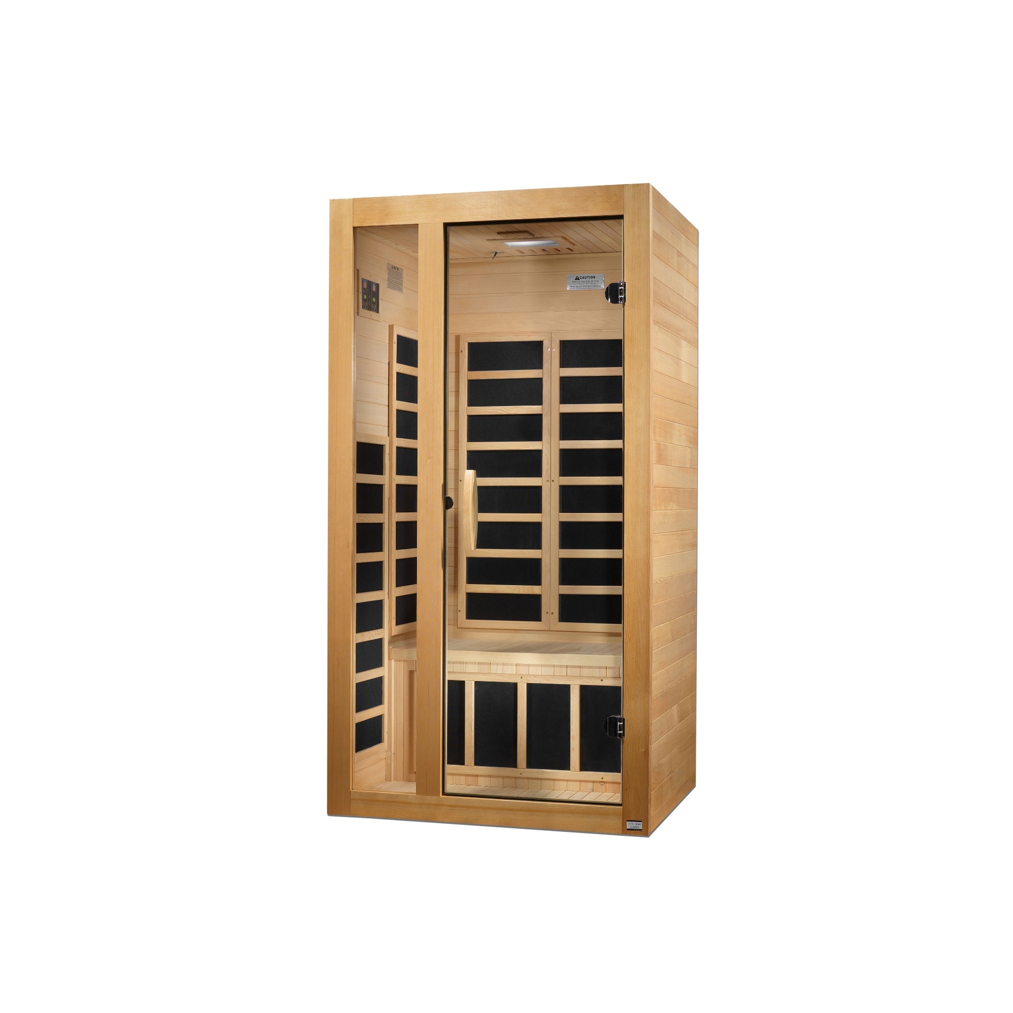 Dynamic Gracia 1 - 2 - person Low EMF FAR Infrared Sauna - Canadian Hemlock (DYN - 6119 - 01) - Infrared Saunas - Dynamic