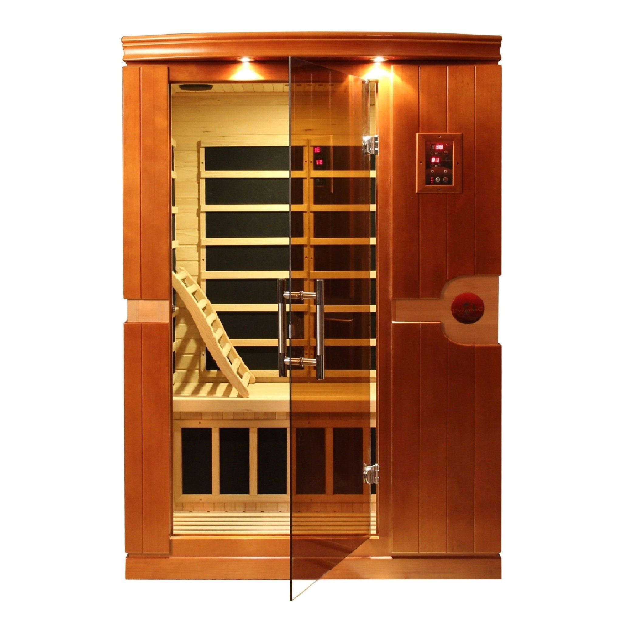 Dynamic Venice 2 - person Low EMF FAR Infrared Sauna - Canadian Hemlock (DYN - 6210 - 01) - Infrared Saunas - Dynamic