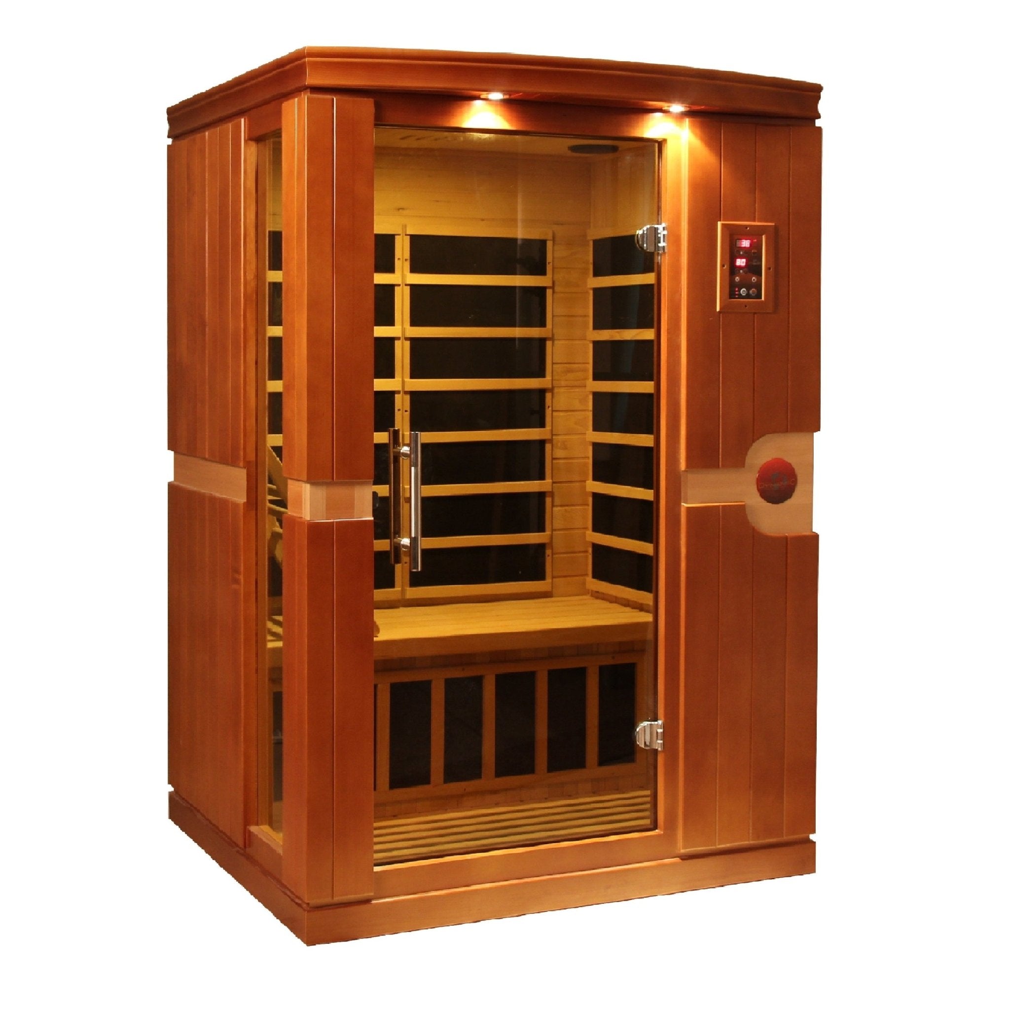 Dynamic Venice 2 - person Low EMF FAR Infrared Sauna - Canadian Hemlock (DYN - 6210 - 01) - Infrared Saunas - Dynamic