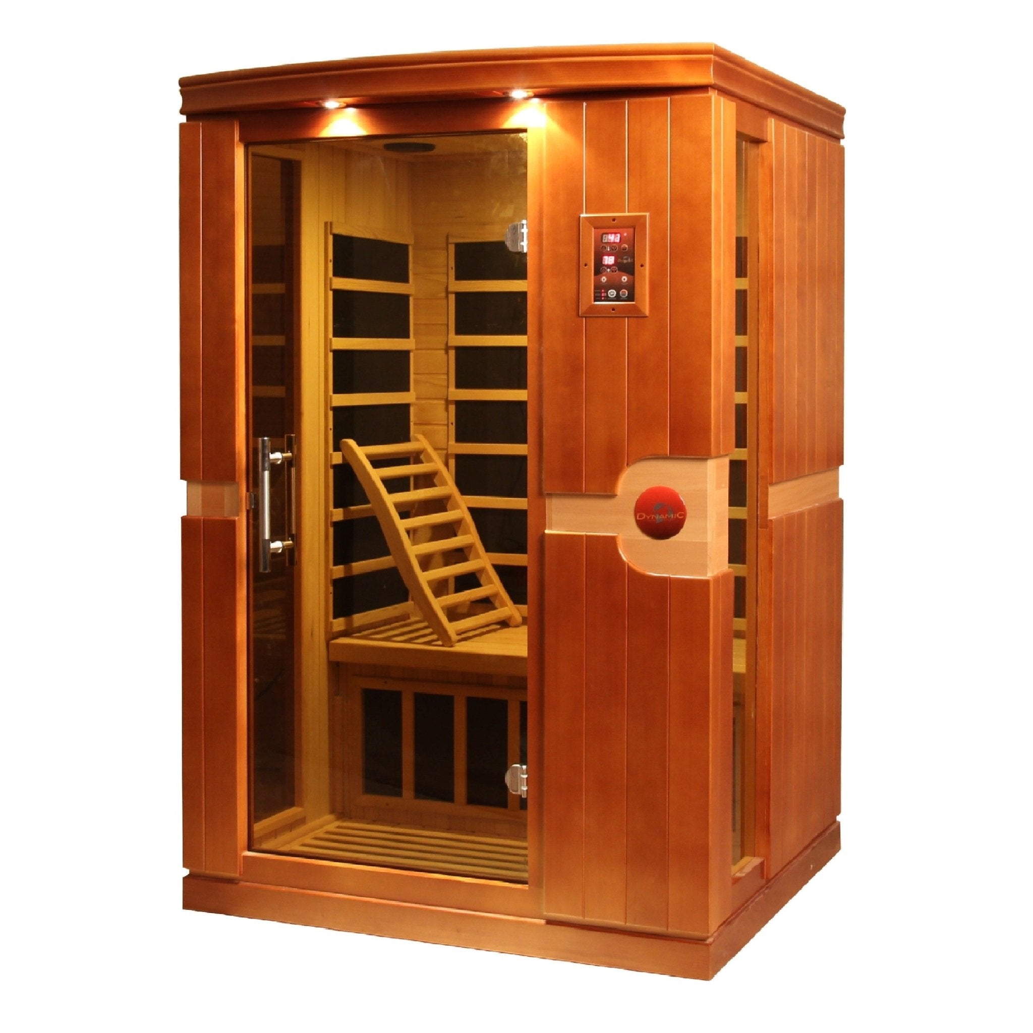 Dynamic Venice 2 - person Low EMF FAR Infrared Sauna - Canadian Hemlock (DYN - 6210 - 01) - Infrared Saunas - Dynamic