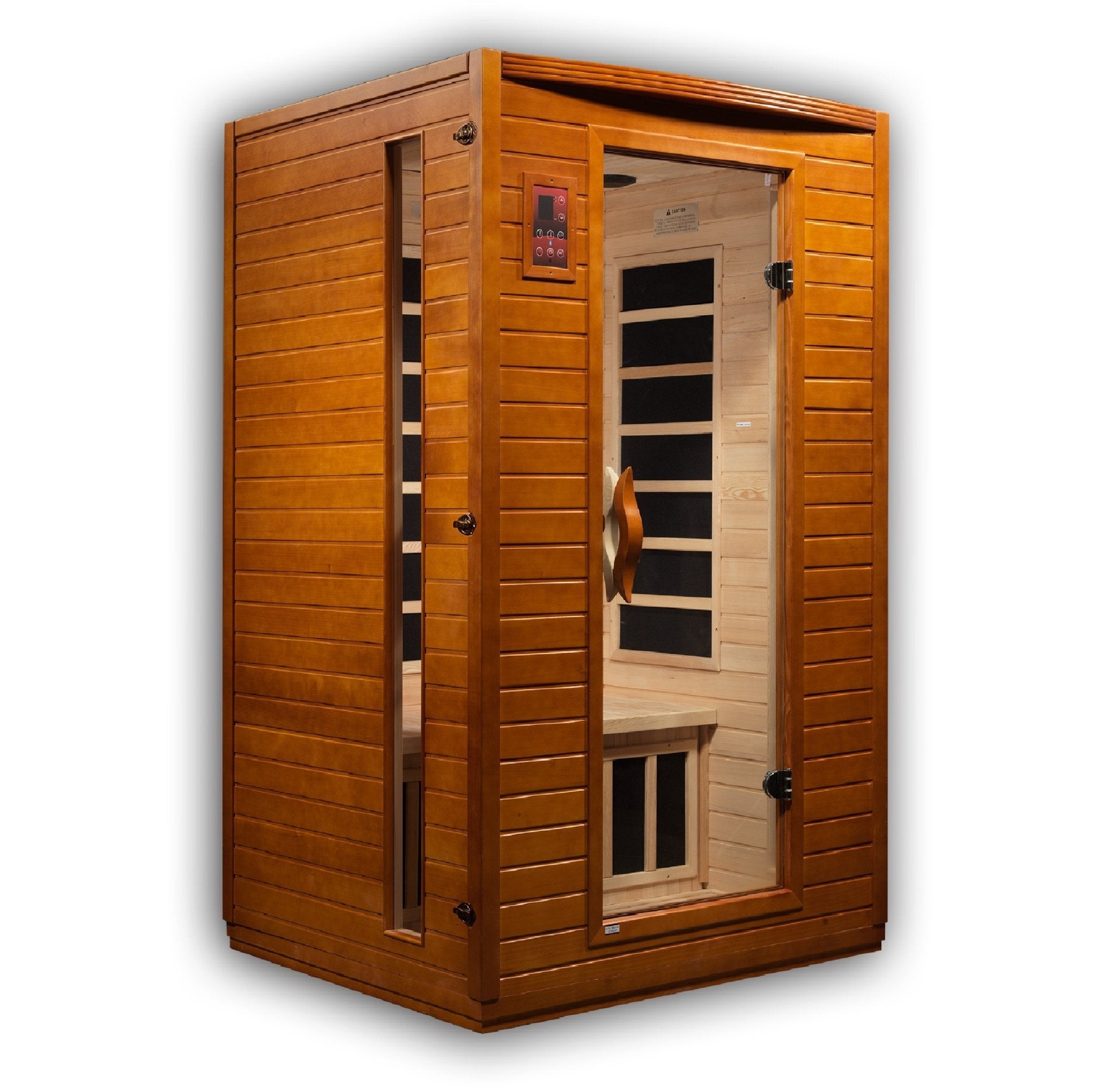 Dynamic Versailles 2 - person Low EMF FAR Infrared Sauna - Canadian Hemlock (DYN - 6202 - 03) - Infrared Saunas - Dynamic