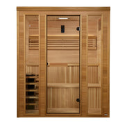 Golden Designs Engelberg 4 - 6 Person Traditional Steam Sauna - Pacific Premium Clear Cedar - Saunas - Golden Designs