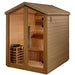 Golden Designs Kaarina - 6 Person Outdoor Traditional Sauna - Canadian Red Cedar Interior - Saunas - Golden Designs