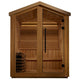 Golden Designs Kaarina - 6 Person Outdoor Traditional Sauna - Canadian Red Cedar Interior - Saunas - Golden Designs