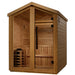 Golden Designs Kaarina - 6 Person Outdoor Traditional Sauna - Canadian Red Cedar Interior - Saunas - Golden Designs