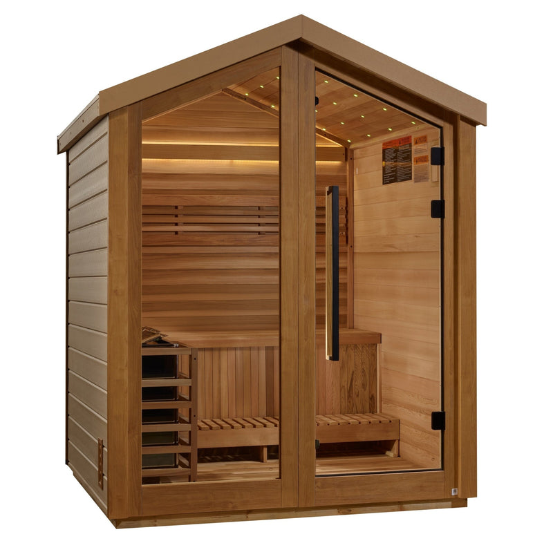 Golden Designs Savonlinna - 3 Person Traditional Sauna (GDI - 8503 - 01) - Saunas - Golden Designs