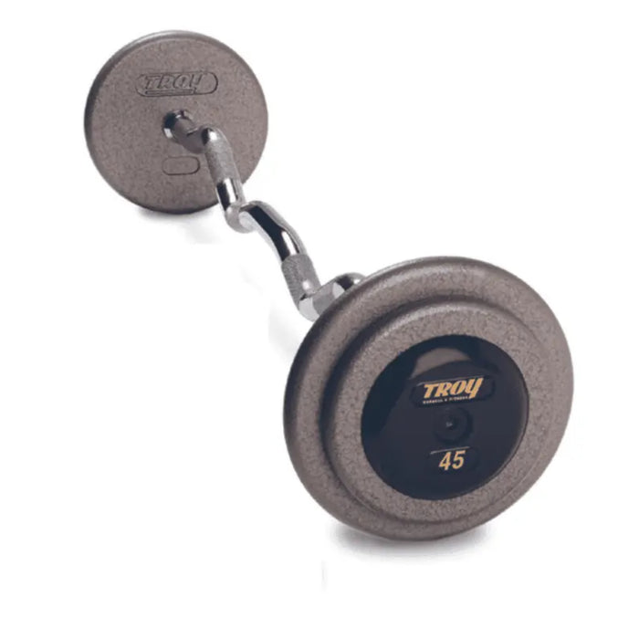 Troy Pro-Style Hammertone Cast Iron Barbell Sets