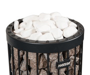 Harvia AC4000 White Decorative Sauna Stones | 5 - 10cm | 10kg per Box - Sauna Stones - Harvia