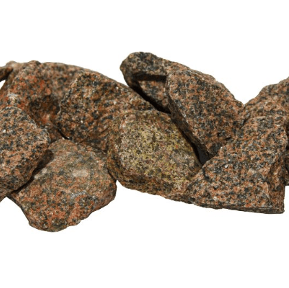 Harvia AC5000 Red Granite Decorative Sauna Stones | 5 - 10cm | 10kg per Box - Sauna Stones - Harvia