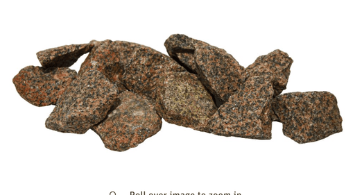 Harvia AC5000 Red Granite Decorative Sauna Stones | 5 - 10cm | 10kg per Box - Sauna Stones - Harvia