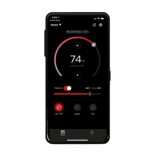 Harvia CX004WIFI Xenio WiFi Remote Control Black - Sauna Controls - Harvia