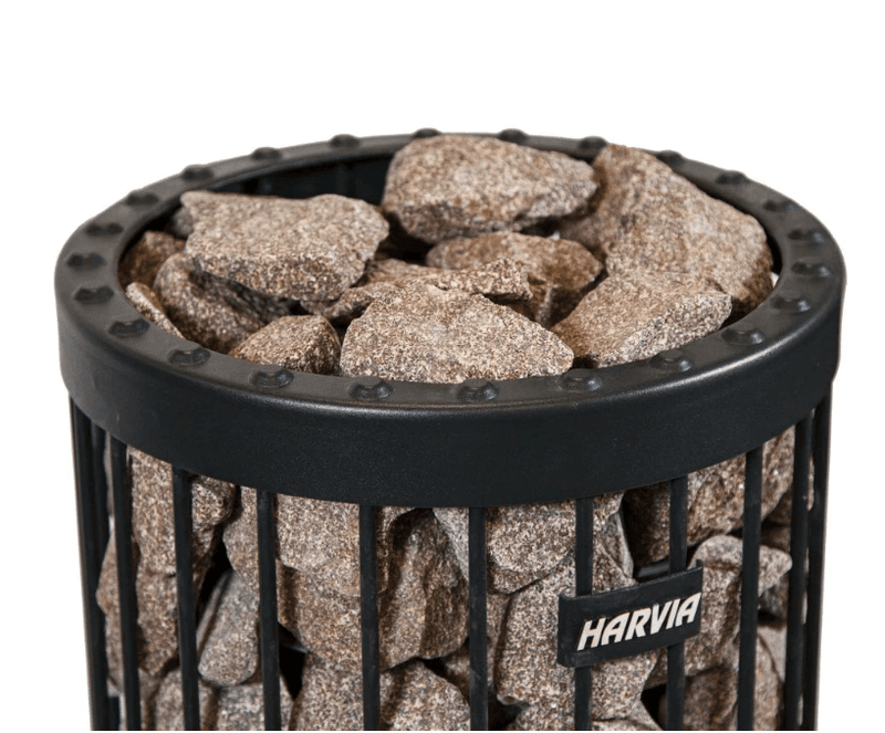 Harvia Elite Stones | Olivine Diabase Heat Treated | 20kg per Box - Sauna Stones - Harvia