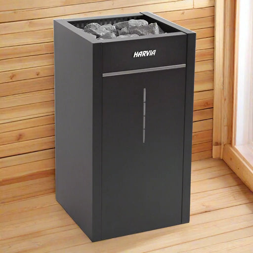 Harvia HL11U1SA Virta Combi Series 10.5kW Sauna Heater at 240V 1PH Black - Sauna Heaters - Harvia